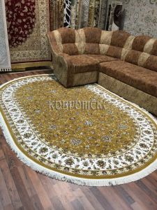 Ковер f527a_gold oval